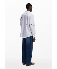Desigual Men's Long-sleeve shirt with drawings