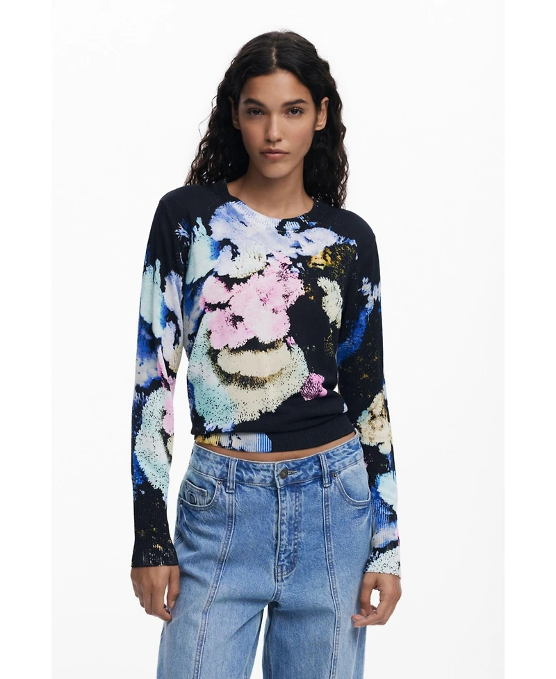 Desigual Women's Sweater designed by Mr. Christian Lacroix