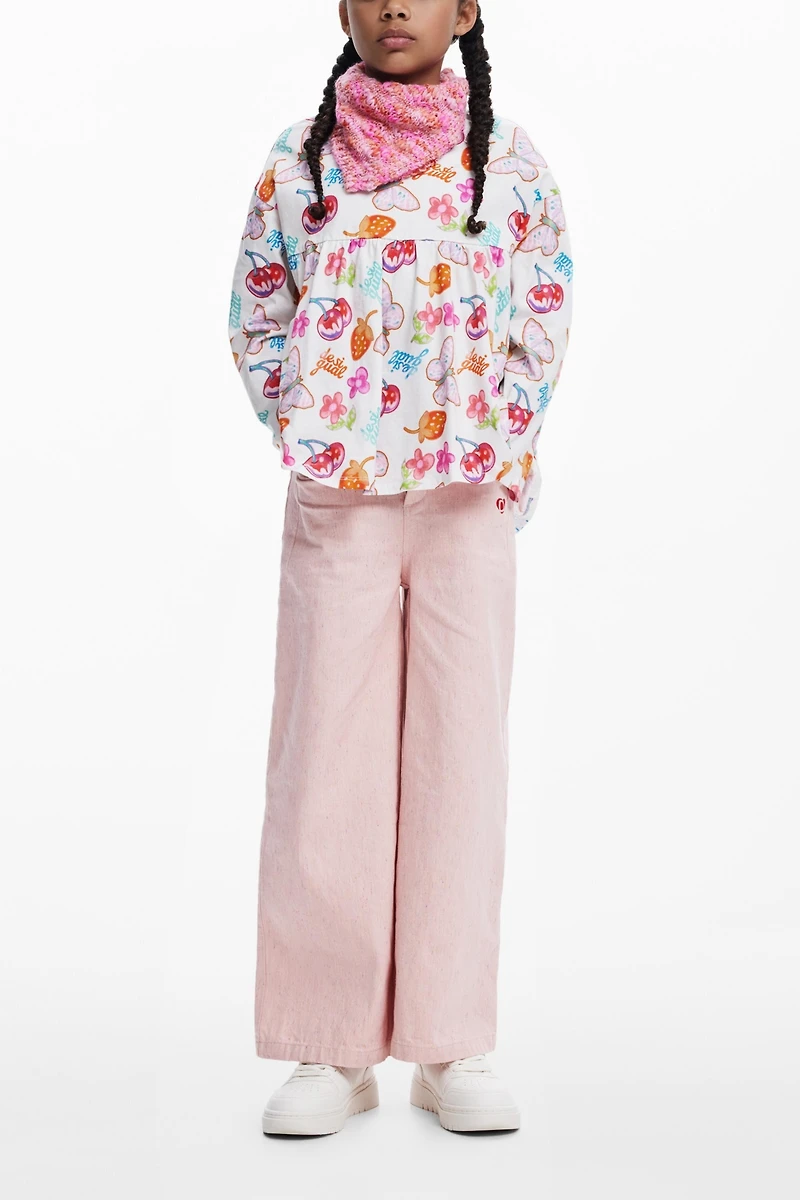 Desigual Girls Girls's A-line fruit T-shirt