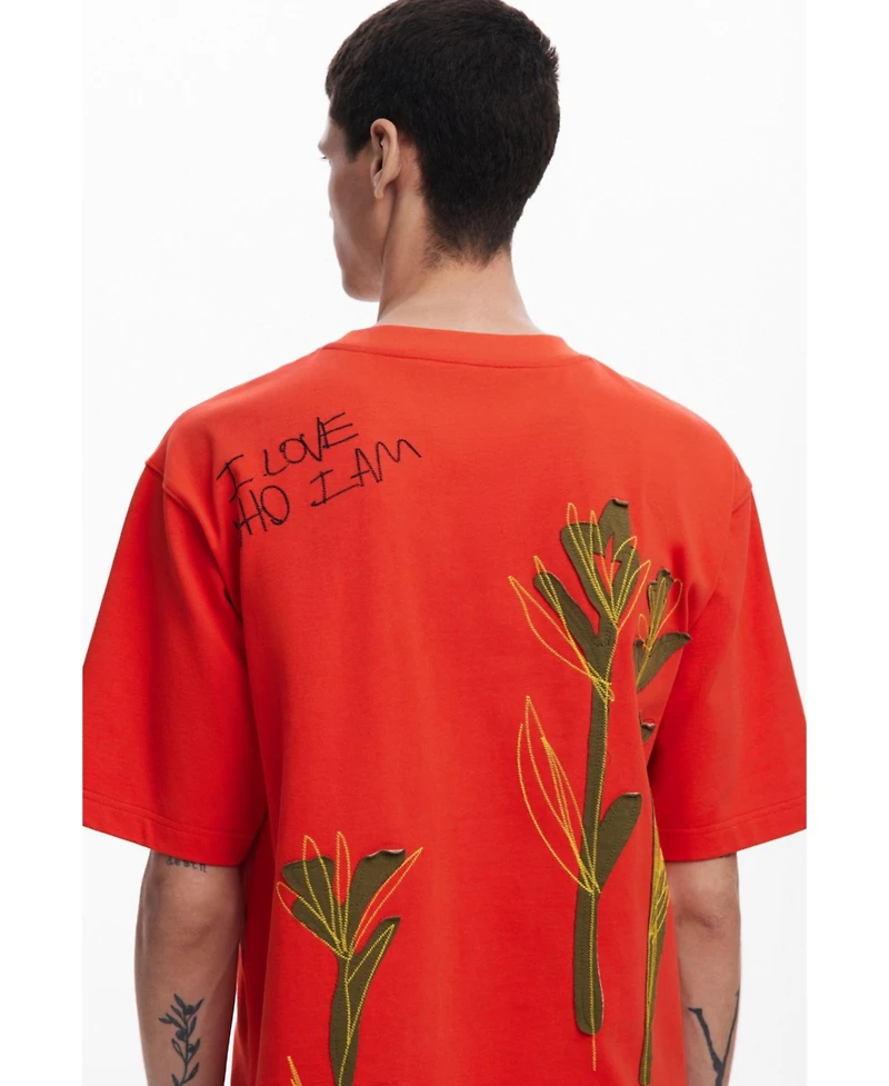 Desigual Men's Short-sleeve floral T-shirt