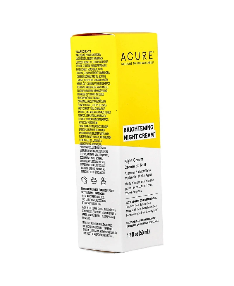 Acure Brightening Night Cream All Skin Types