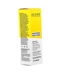 Acure Brightening Night Cream All Skin Types