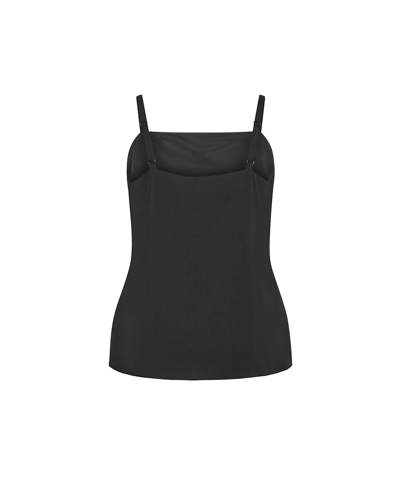 City Chic Plus Sadie Straight Neck Cami