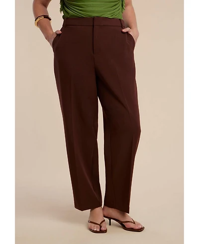 Eloquii Women's The 365 Straight Leg Pant