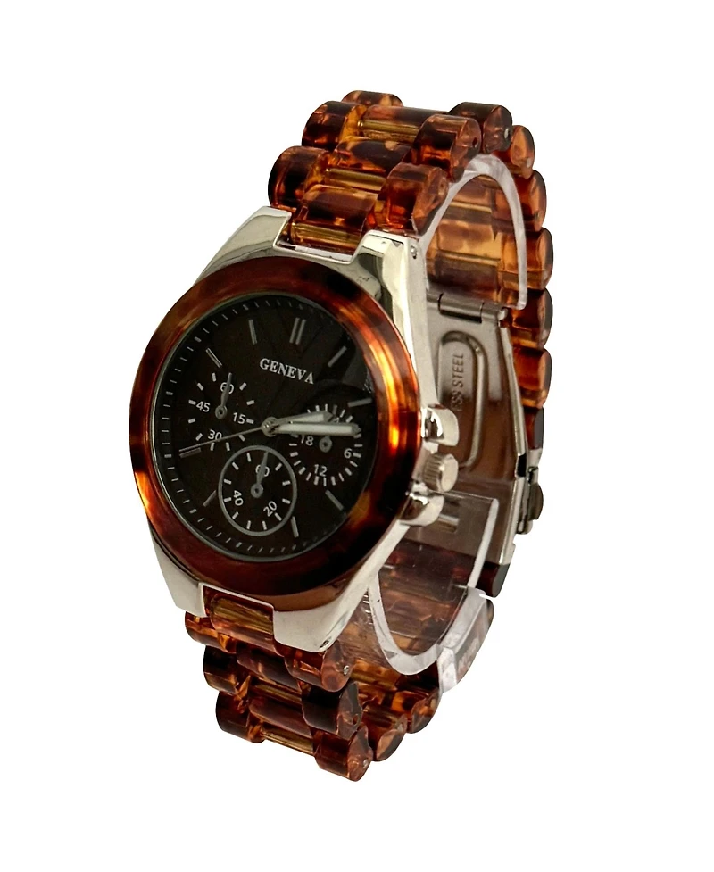 Olivia Pratt Brown Acrylic Band Every Day Women Watch