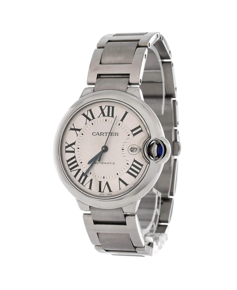 Pre-Owned Cartier Ballon Bleu de Cartier Automatic Watch in Stainless Steel 42mm