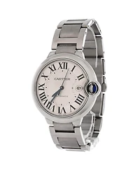 Pre-Owned Cartier Ballon Bleu de Cartier Automatic Watch in Stainless Steel 42mm