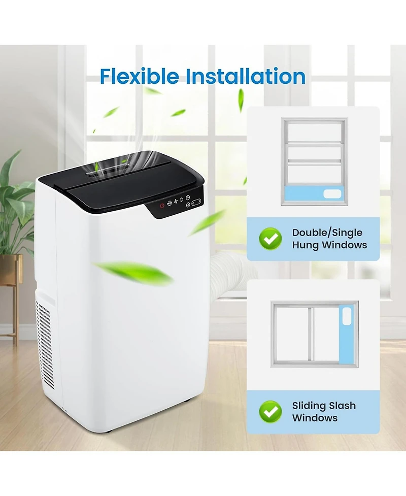 1,200 Btu Portable Air Conditioner - Compact, Lightweight, Efficient Cooling for Small Spaces