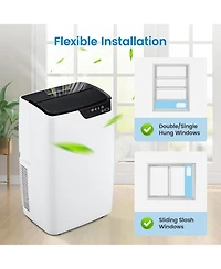 1,200 Btu Portable Air Conditioner - Compact, Lightweight, Efficient Cooling for Small Spaces