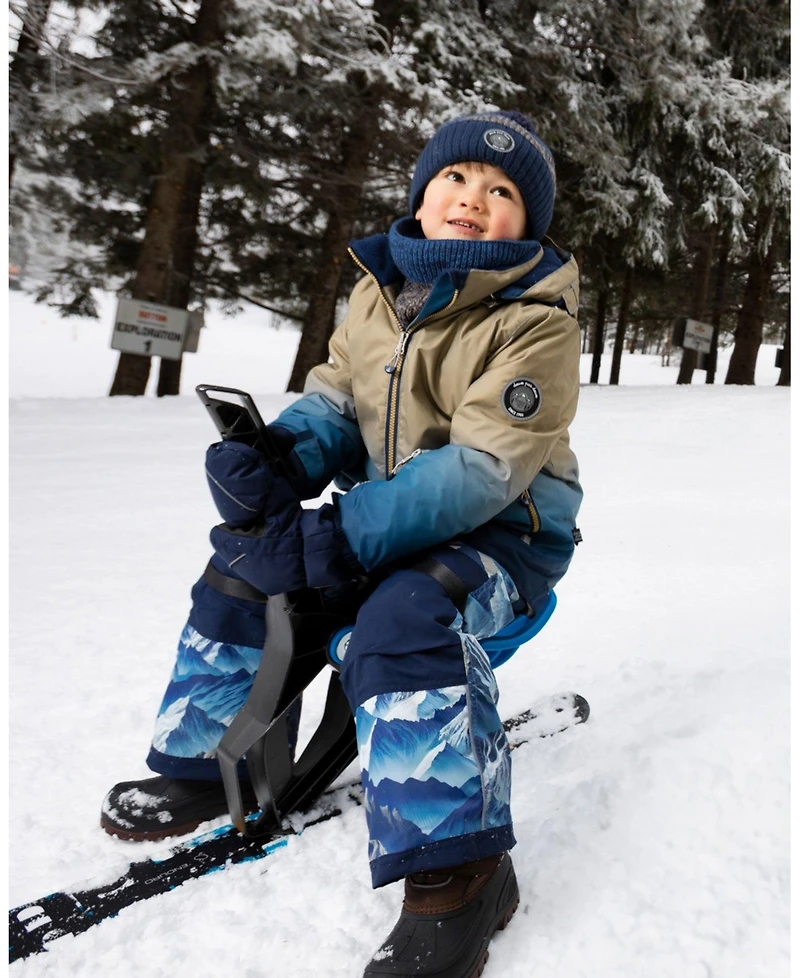 Deux par Boy Two-Piece Play Snowsuit Blue Mountains