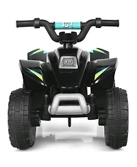 6V Kids Electric Atv 4-Wheel Ride-On Toy - Black