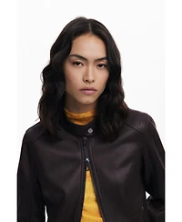 Desigual Women's Combined faux leather jacket