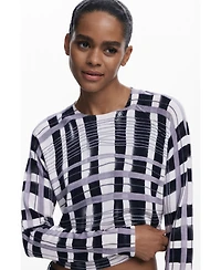 Desigual Women's Mikado striped sweater