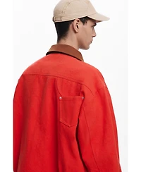 Desigual Men's Contrast collar jacket