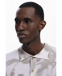 Desigual Men's Abstract short-sleeve polo