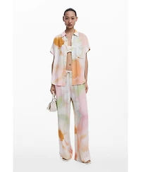 Desigual Women's Short-sleeve watercolor shirt
