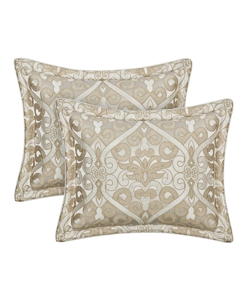 J Queen New York Amaretto Jacquard 4-Pc. Comforter Set