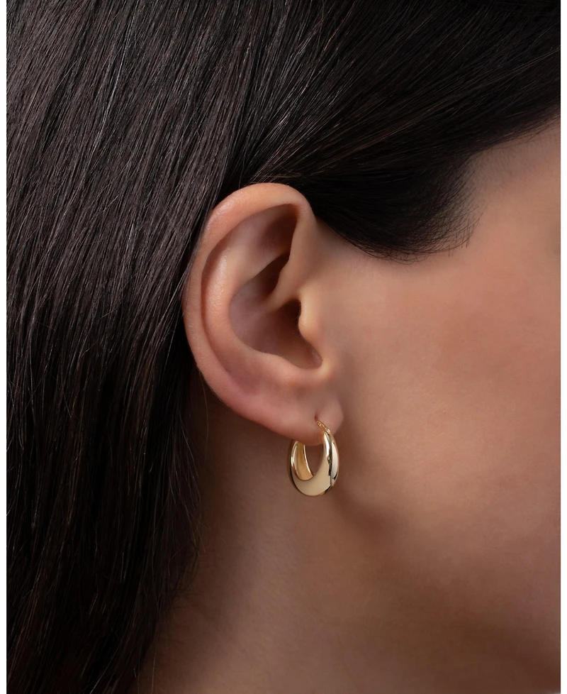 Zoe Lev Dome Huggie Earrings