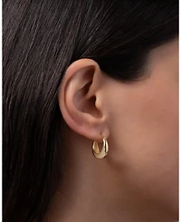 Zoe Lev Dome Huggie Earrings
