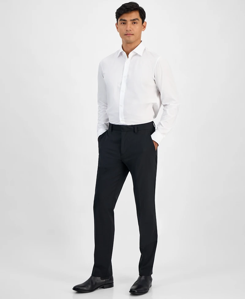 Hugo by Boss Men's Modern-Fit Solid Wool-Blend Suit Separate Pants