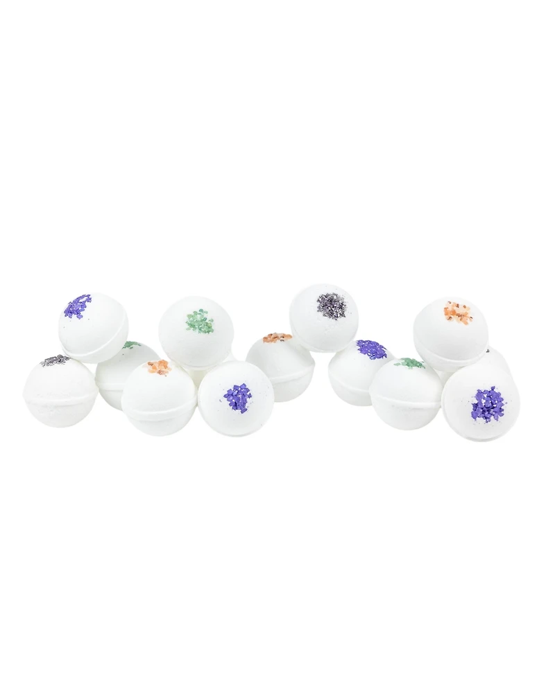 Lizush Natural Bath Bomb Set, 14-Piece
