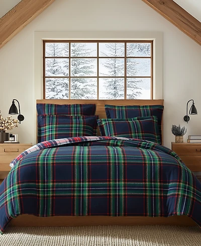 Levtex Spencer Plaid Flannel -Pc. Duvet Cover Set