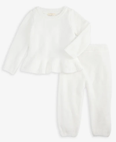 First Impressions Baby Girls Chenille Top & Pants, 2 Piece Set, Macy's Exclusive