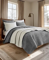 Levtex Velvet Stitch Reversible 3-Pc. Quilt Set, Full/Queen