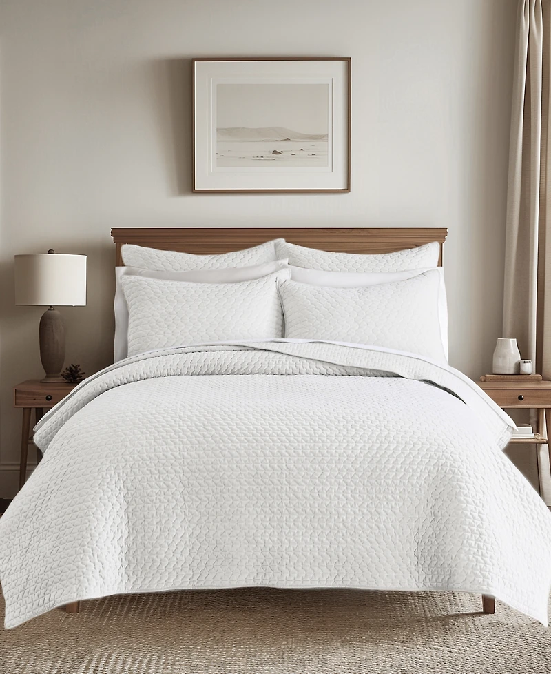 Levtex Velvet Stitch Reversible 3-Pc. Quilt Set