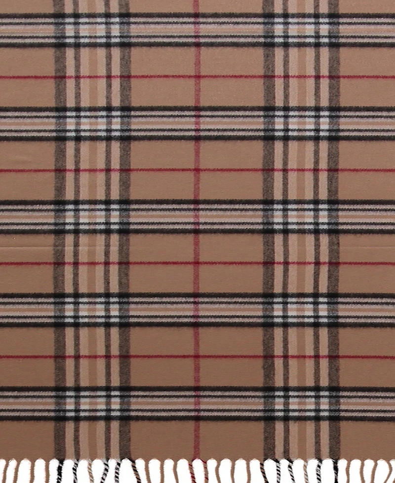 V. Fraas Men's Classic Plaid Cashmink Scarf
