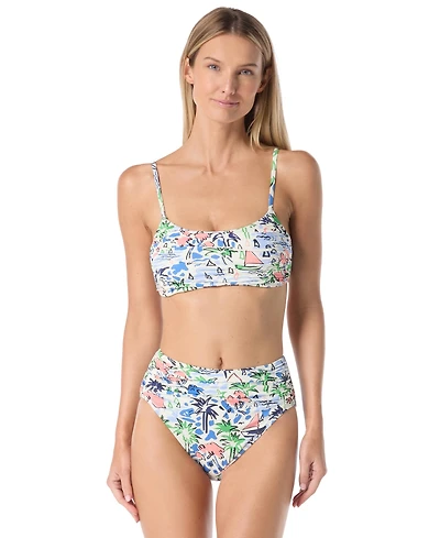 Kate Spade Women's Shirred Bra Bikini Top