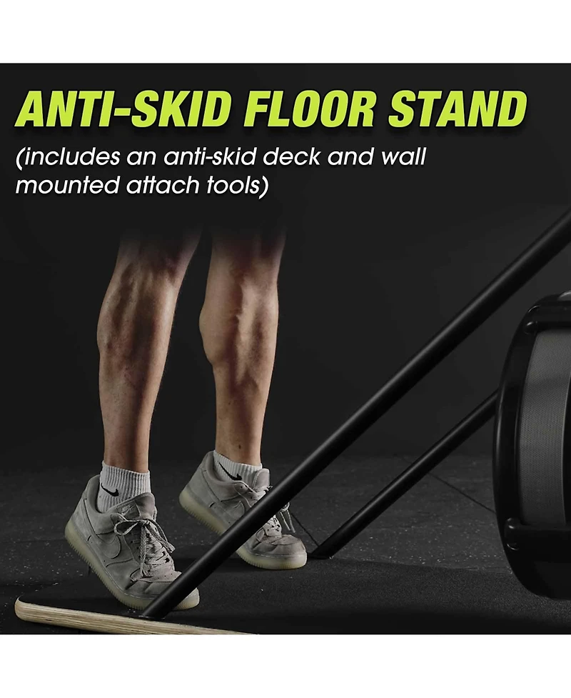 Mikolo Indoor Ski Machine – Wind Resistance Aerobic Trainer for Home Cardio & Strength