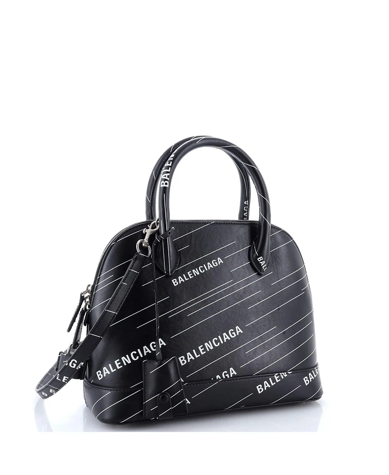 Pre-Owned Balenciaga Small Logo Ville Bag Leather