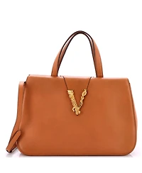 Pre-Owned Versace Virtus Tote Leather