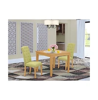 East West Furniture Dining Room Set Oak