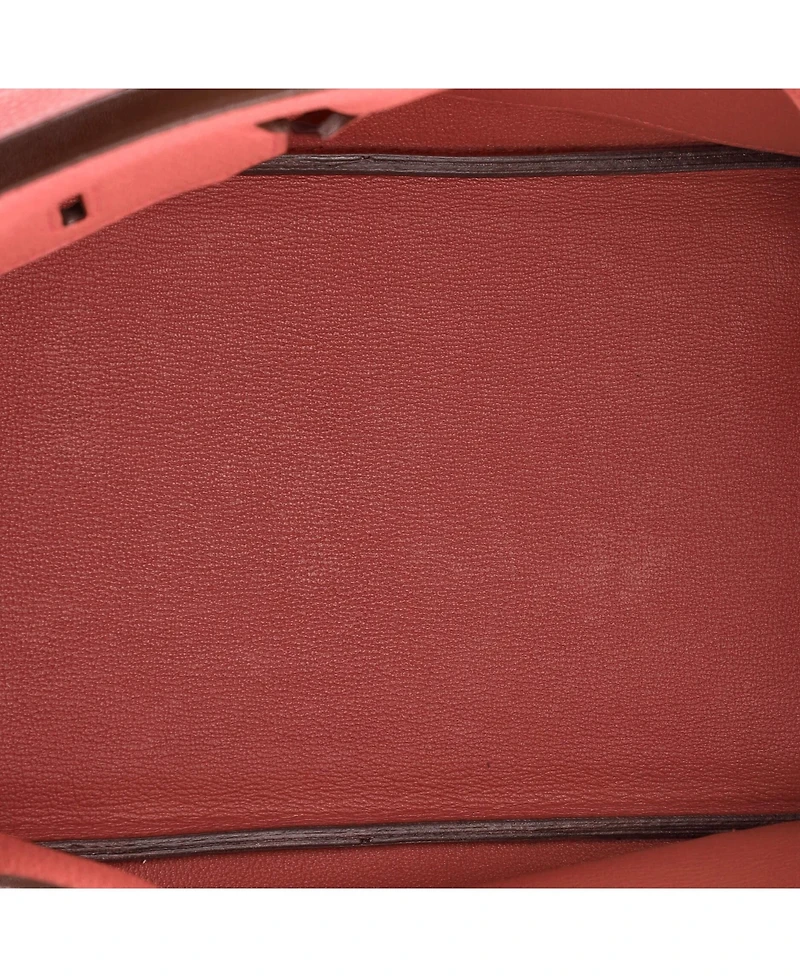 Pre-Owned Hermes Birkin 35 Handbag Pink Togo with Palladium Hardware