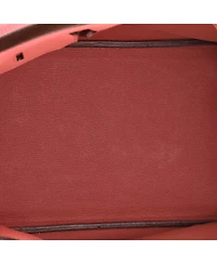 Pre-Owned Hermes Birkin 35 Handbag Pink Togo with Palladium Hardware
