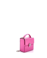Pre-Owned Hermes Cinhetic Top Handle Bag Chevre Chamkila