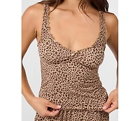 WeWoreWhat Women's Sleep Lettuce Edge Tank