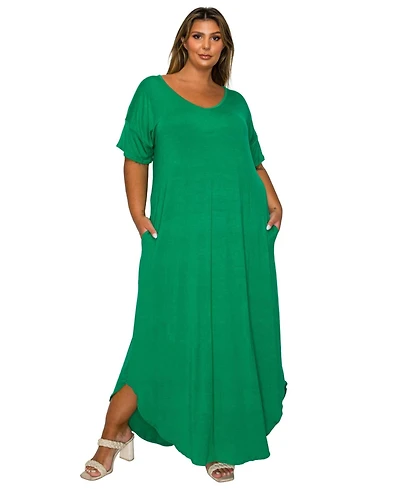 L I V D Plus Scarlett Maxi Pocket Dress