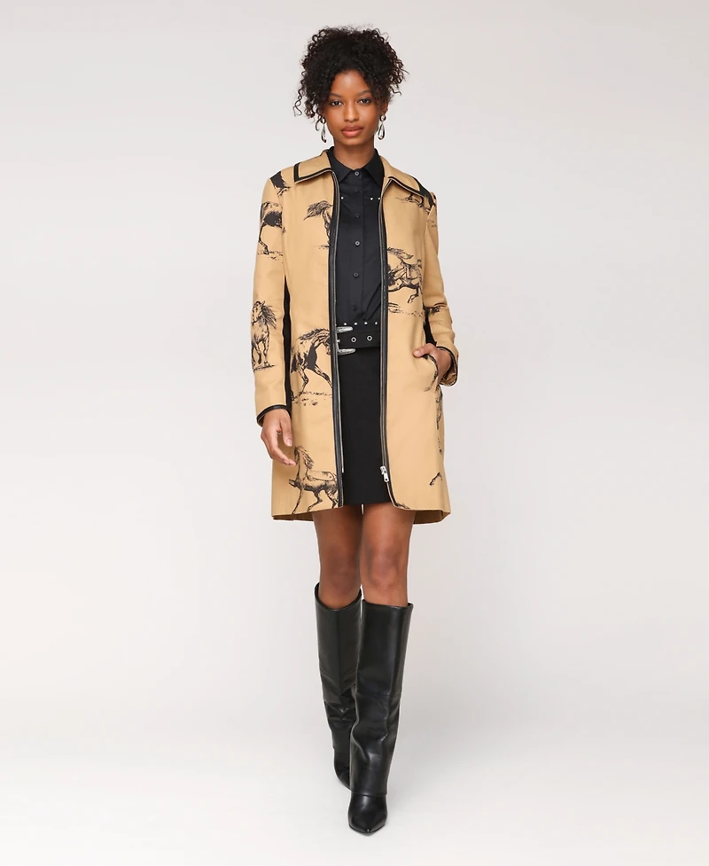 Avec Les Filles Women's Zip Front Jacket