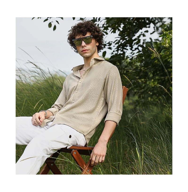 Campus Sutra Men's Pavement Shirt