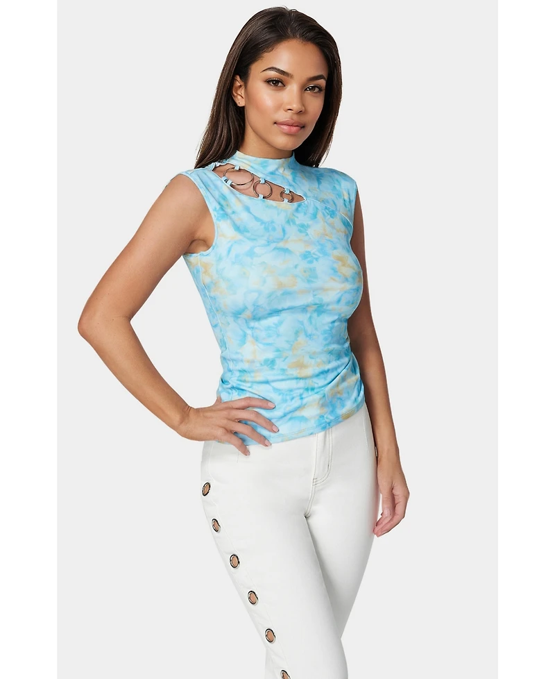 Bebe Women's Assymmetrical Top