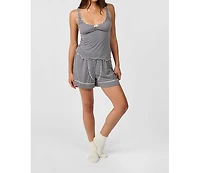 WeWoreWhat Women's Sleep Lettuce Edge Tank