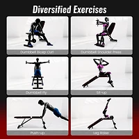 Adjustable Weight Bench for Full Body Strength Training