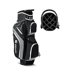 Akiudex Gray Golf Cart Bag with 14-Way Top Dividers