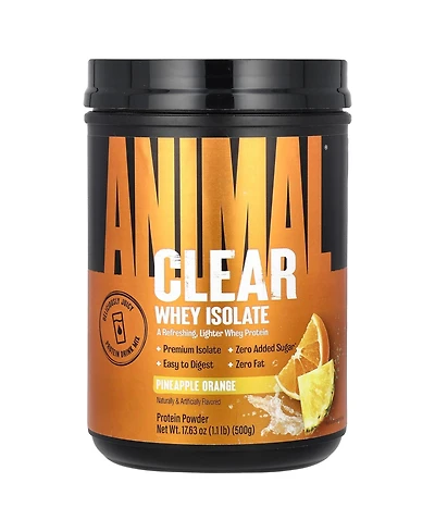 Animal Clear Whey Isolate Pineapple Orange
