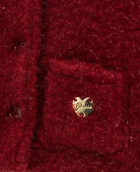 Guess Baby Girls Lurex Sherpa Padded Coat