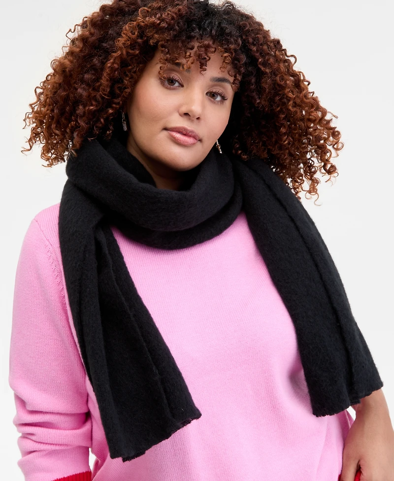 On 34th Brushed Solid Blanket Wrap, Macy's Exclusive