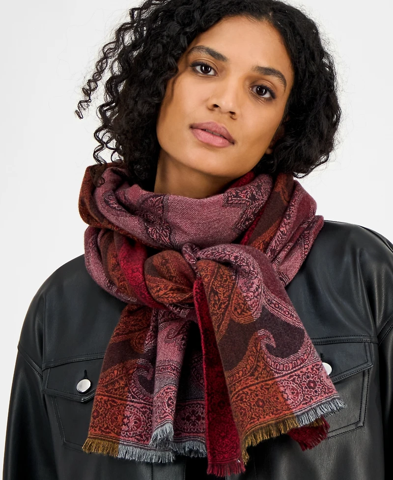 Giani Bernini Allover-Paisley Soft Wrap Scarf, Macy's Exclusive